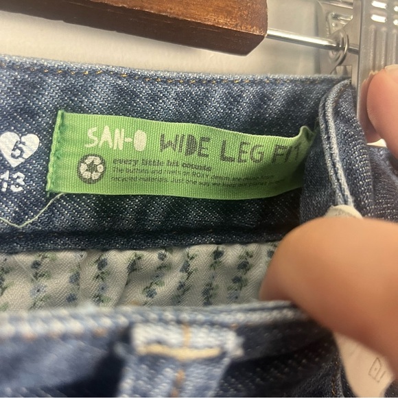 Y2k 08 Roxy San-o wide leg fit denim jeans size 5 - Picture 4 of 8